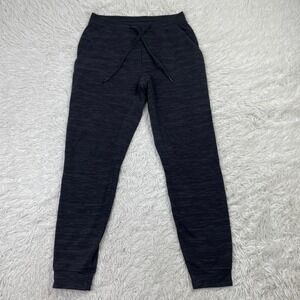 Lululemon Pants Mens Small Black City Sweat Jogger Jacquard French Terry Lounge